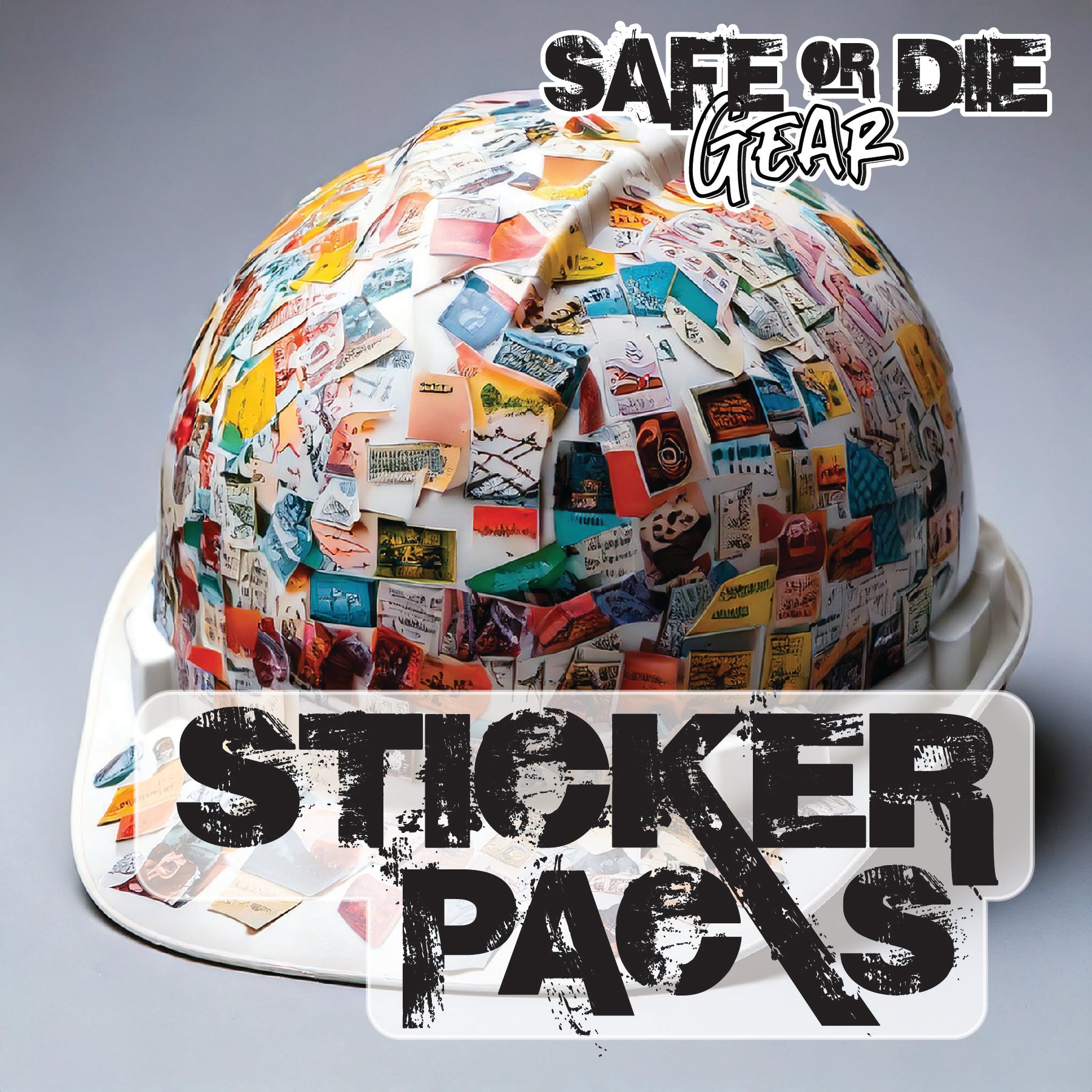SoD HARDHAT STICKER PACKS (4 + 1 Pack) – Safe or Die Gear